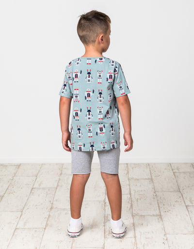 RD1407 PEACE ROBOT SHORT