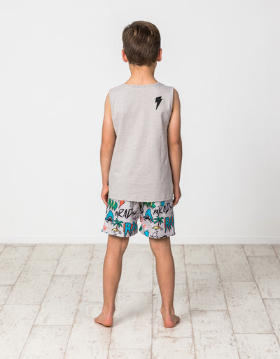 RD1411 DUDE GRAFFITI TANK