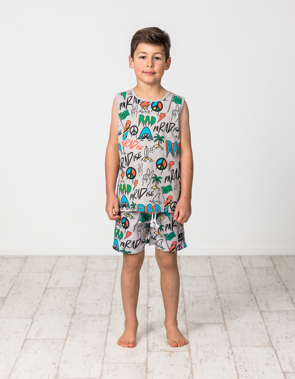 RD1415 DUDE GRAFFITI BOARDIES