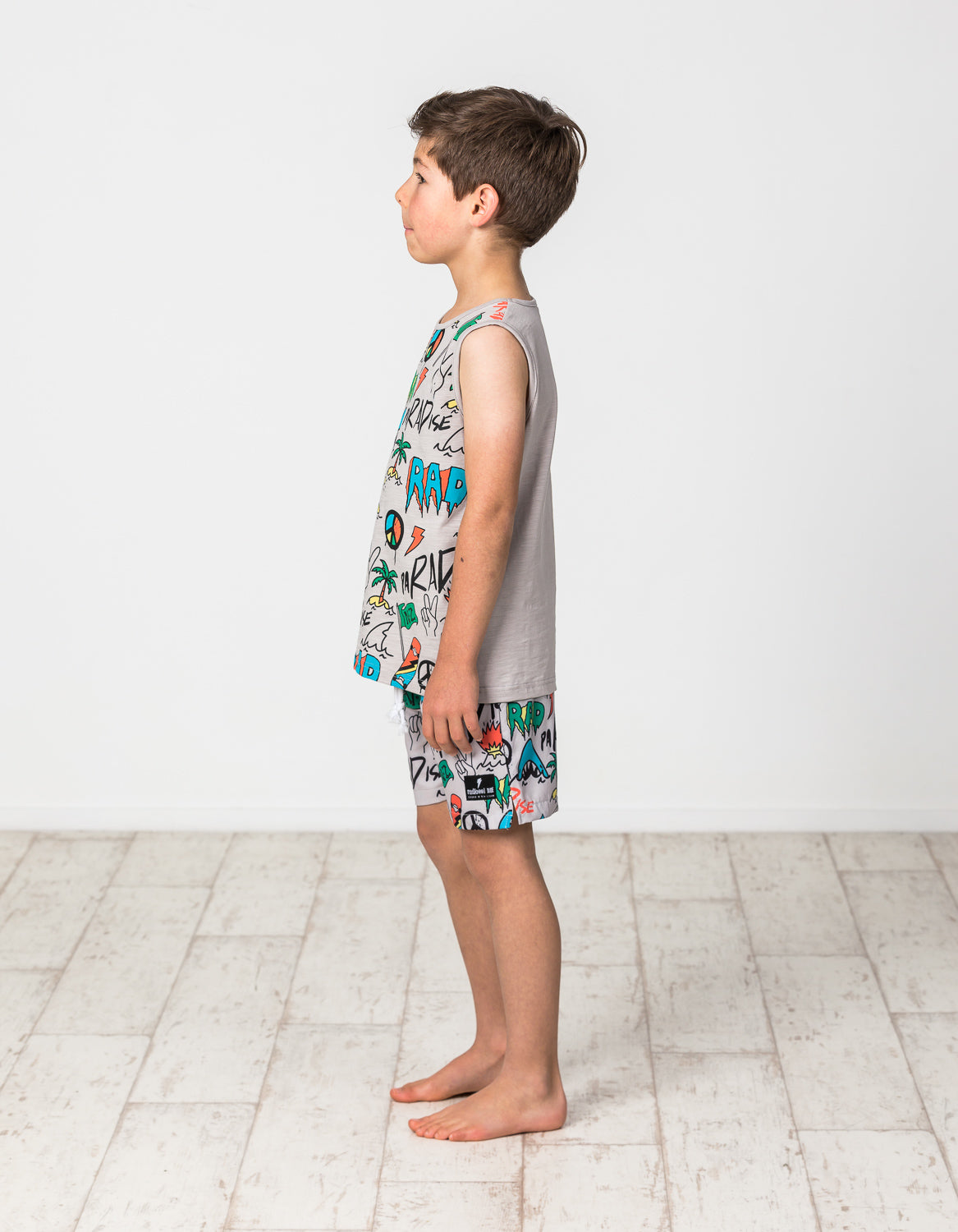 RD1415 DUDE GRAFFITI BOARDIES