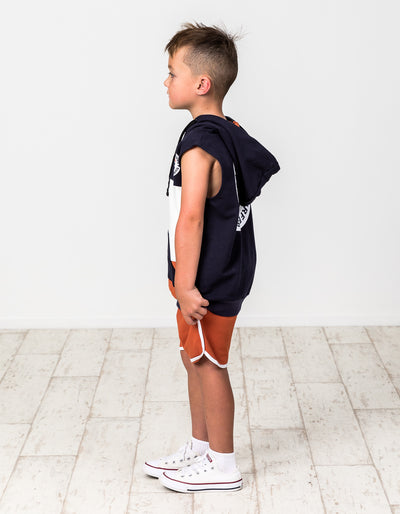 RD1423 SURF CLUB SLEEVELESS HOOD