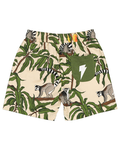 RD1439 JUNGLE LEMUR SHORTS