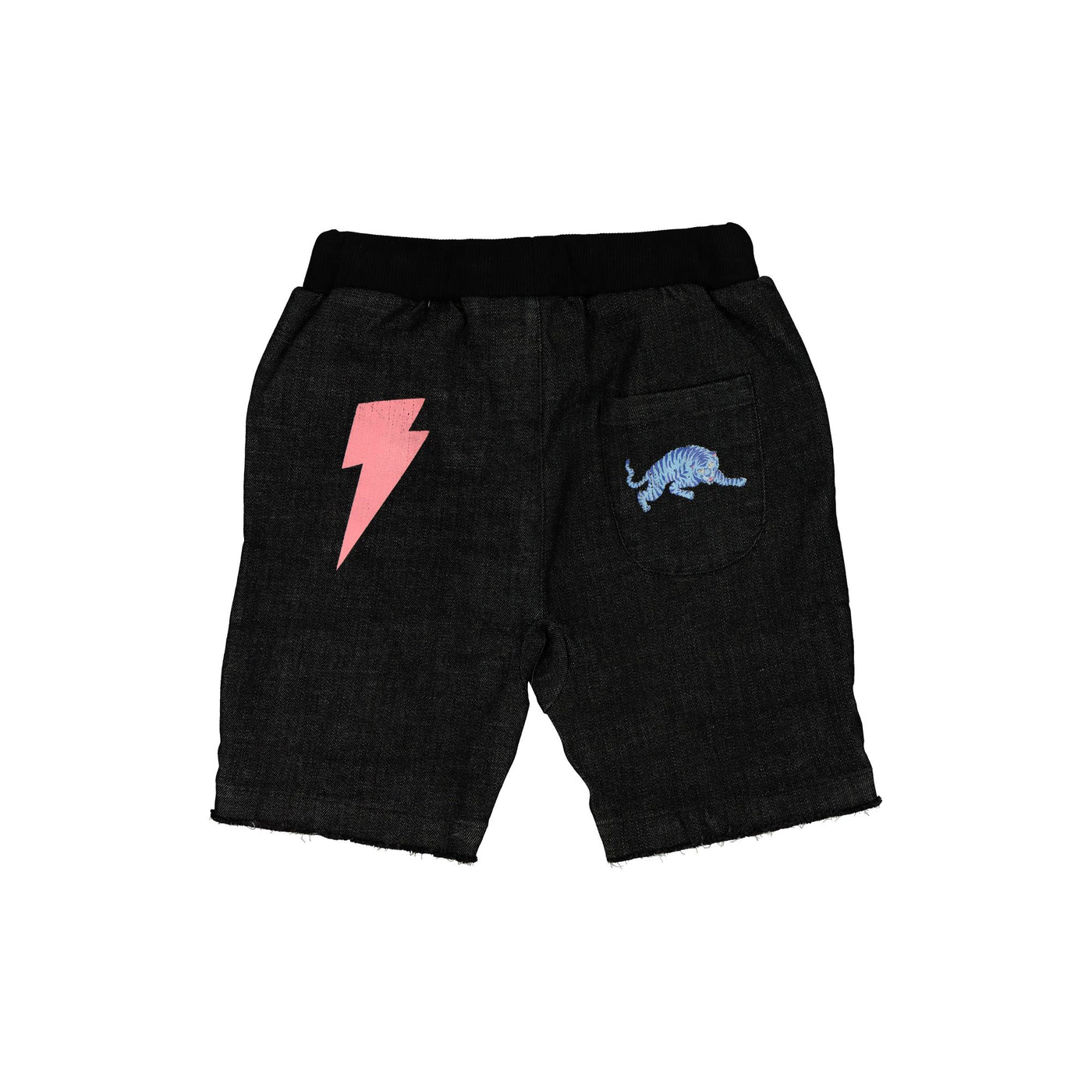 RD1602 TIGER DENIM SHORTS