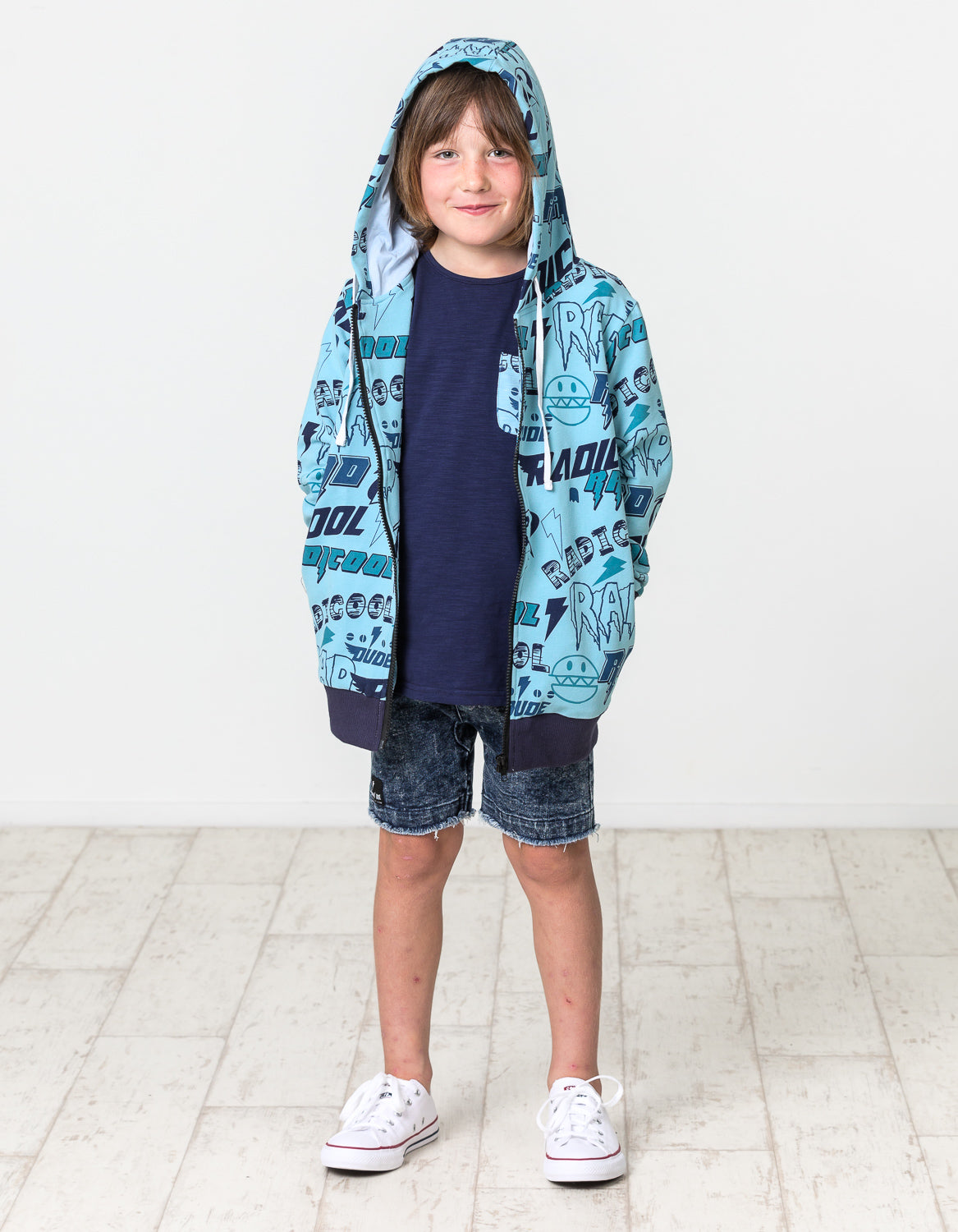 RD1617 RADICOOL RULZ ZIP HOOD