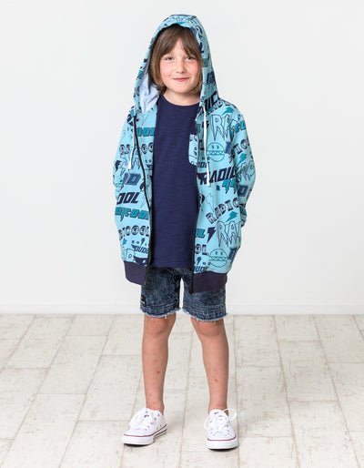 RD1617 RADICOOL RULZ ZIP HOOD