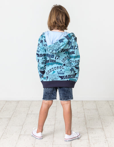 RD1617 RADICOOL RULZ ZIP HOOD