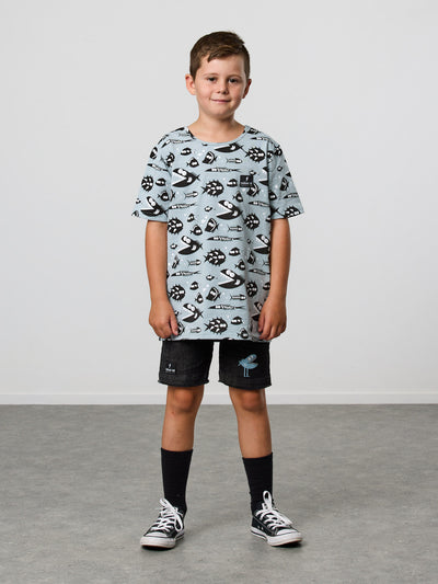 RD1801 CHOMP DENIM SHORT