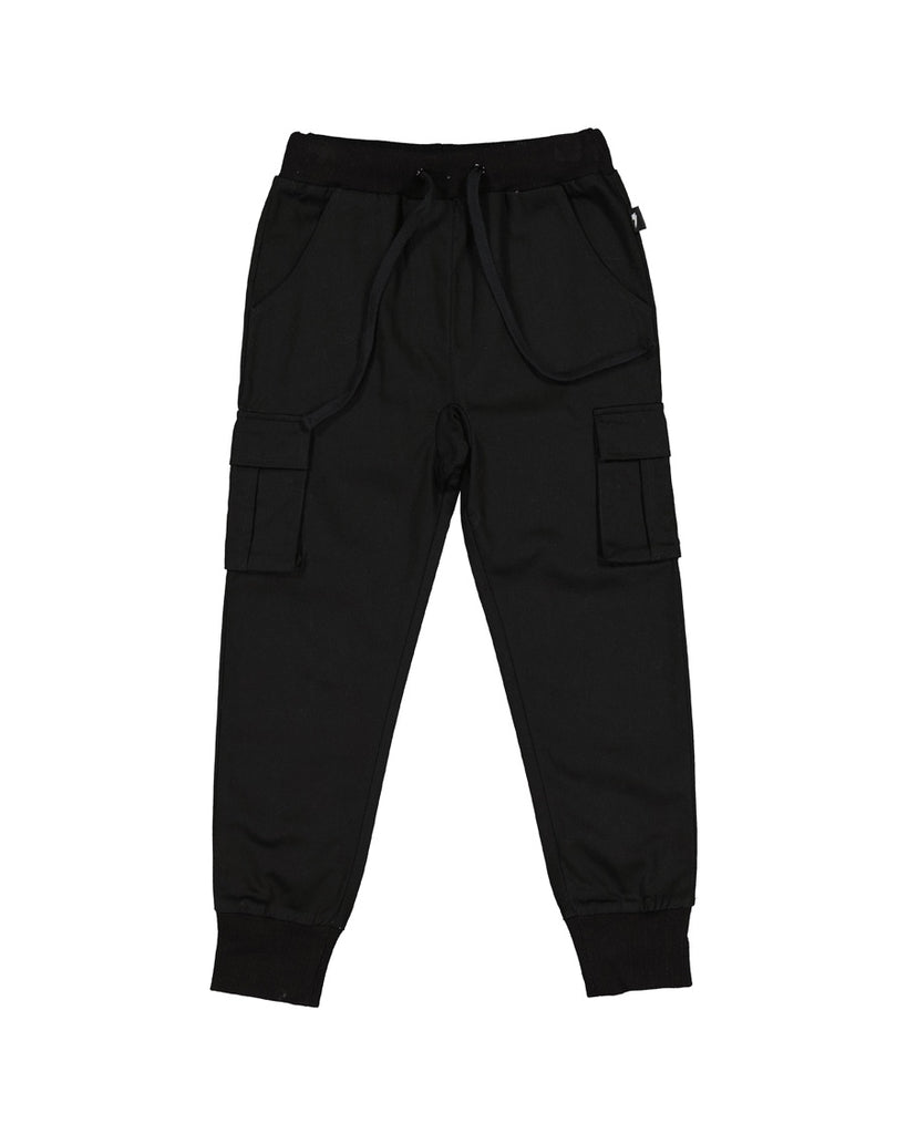 Youth black hot sale cargo pants