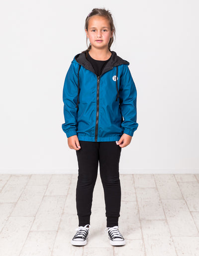 RT0614 TRIBE REVERSIBLE JACKET IN BLACK & TEAL