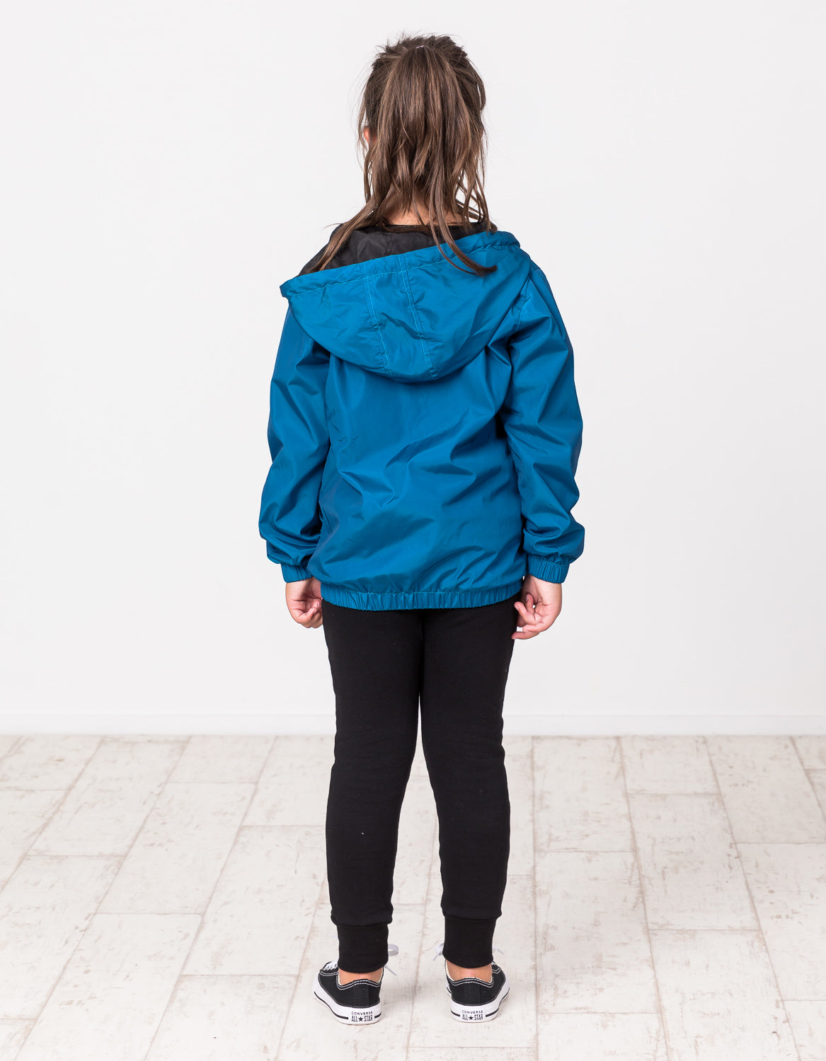 RT0614 TRIBE REVERSIBLE JACKET IN BLACK & TEAL