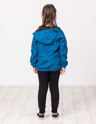 RT0614 TRIBE REVERSIBLE JACKET IN BLACK & TEAL