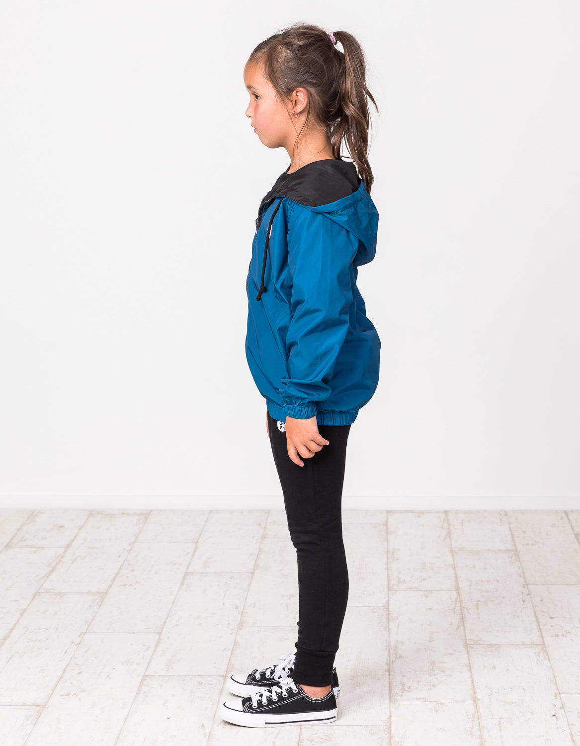 RT0614 TRIBE REVERSIBLE JACKET IN BLACK & TEAL