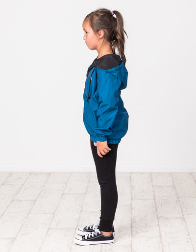 RT0614 TRIBE REVERSIBLE JACKET IN BLACK & TEAL