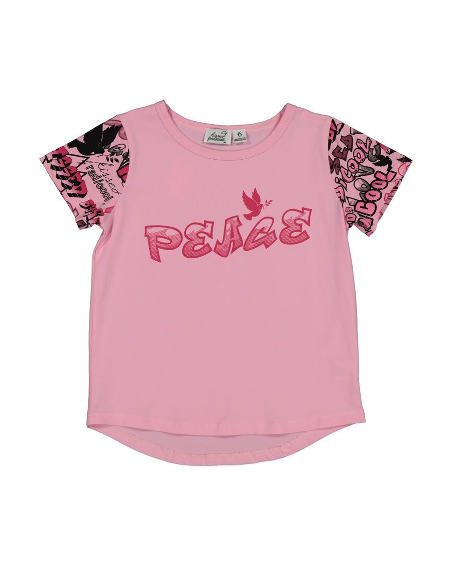 KR1347 PEACE OUT TEE