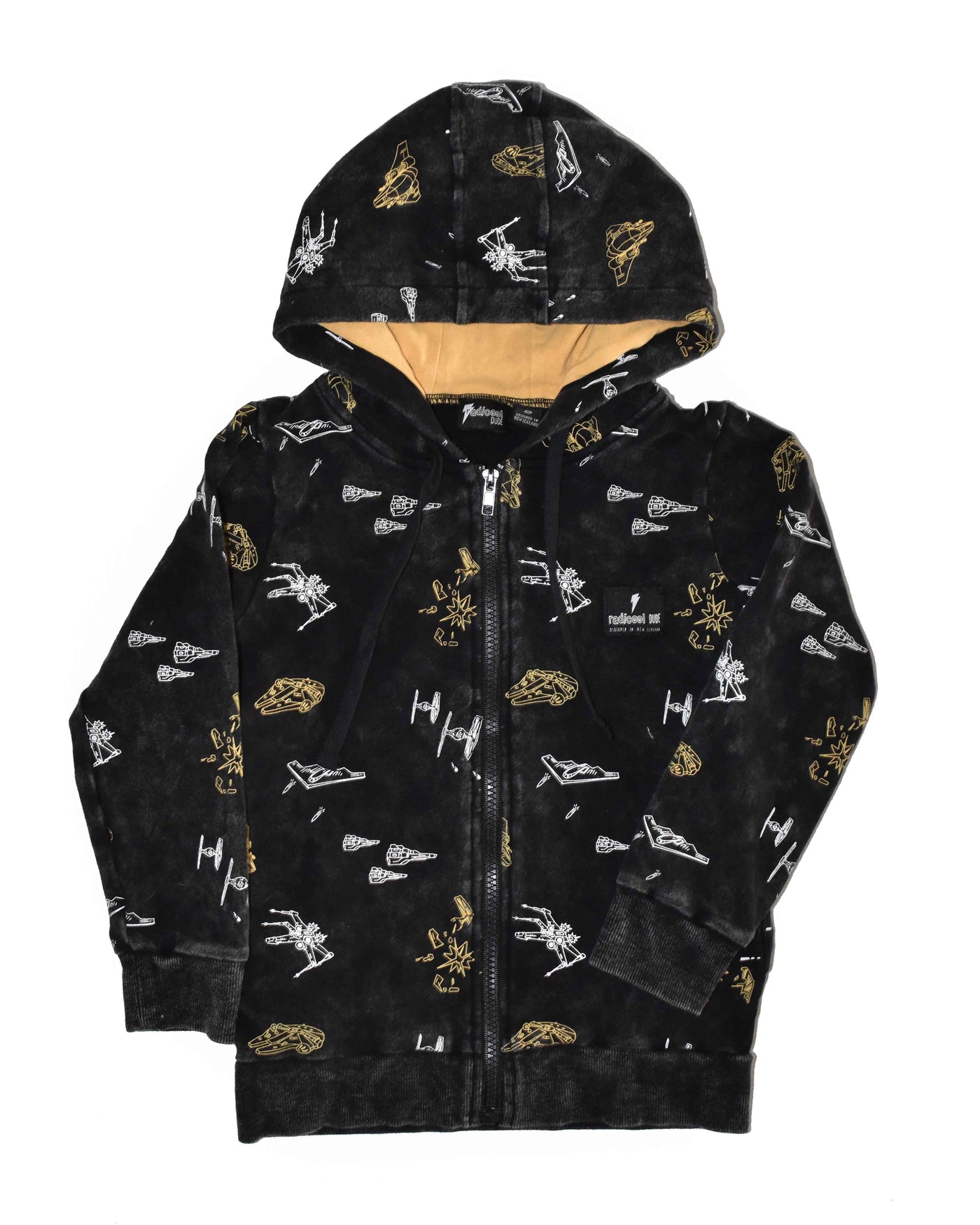 RD1203 SPACE FORCE ZIP HOOD