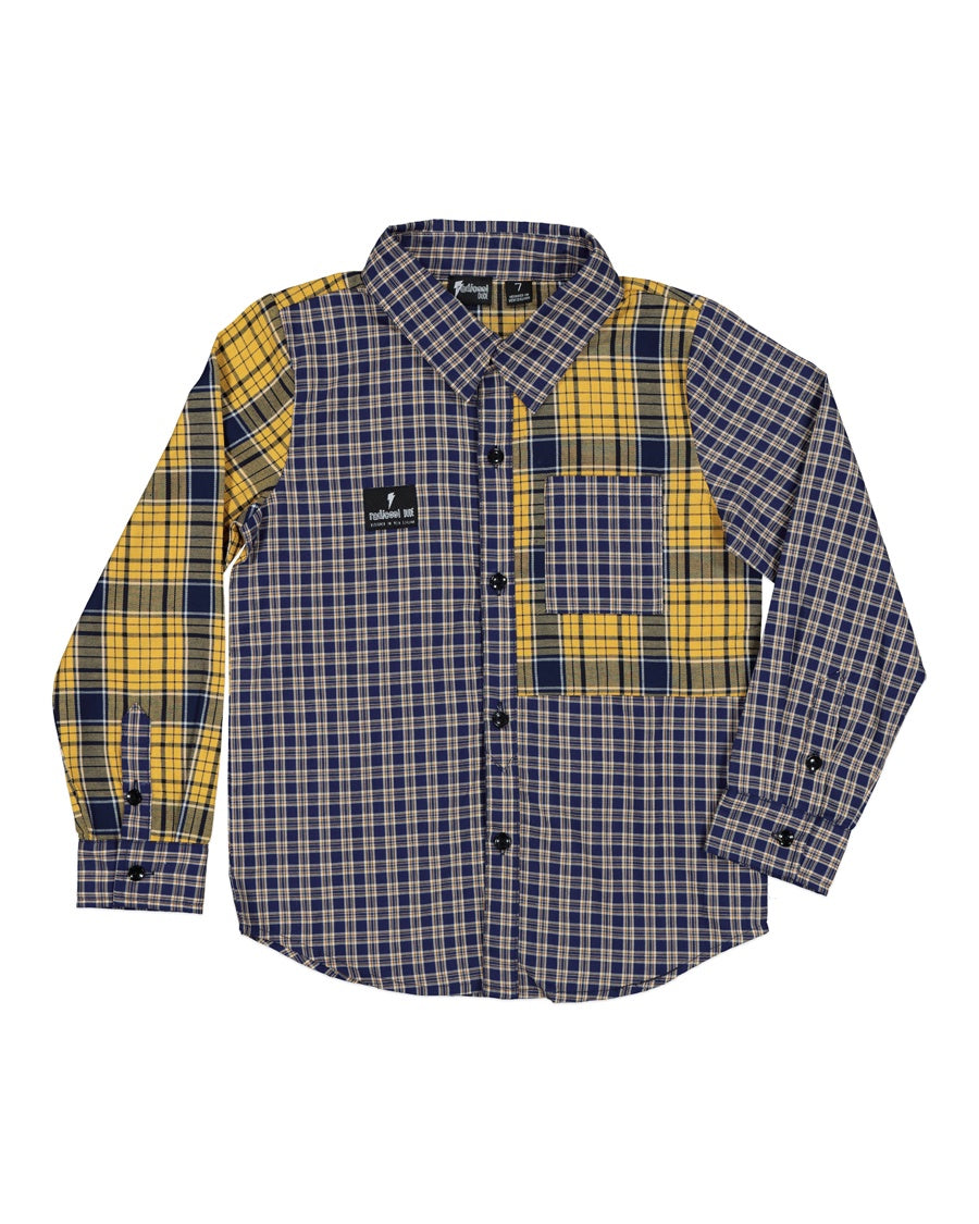 RD1311 MIXED UP PLAID SHIRT