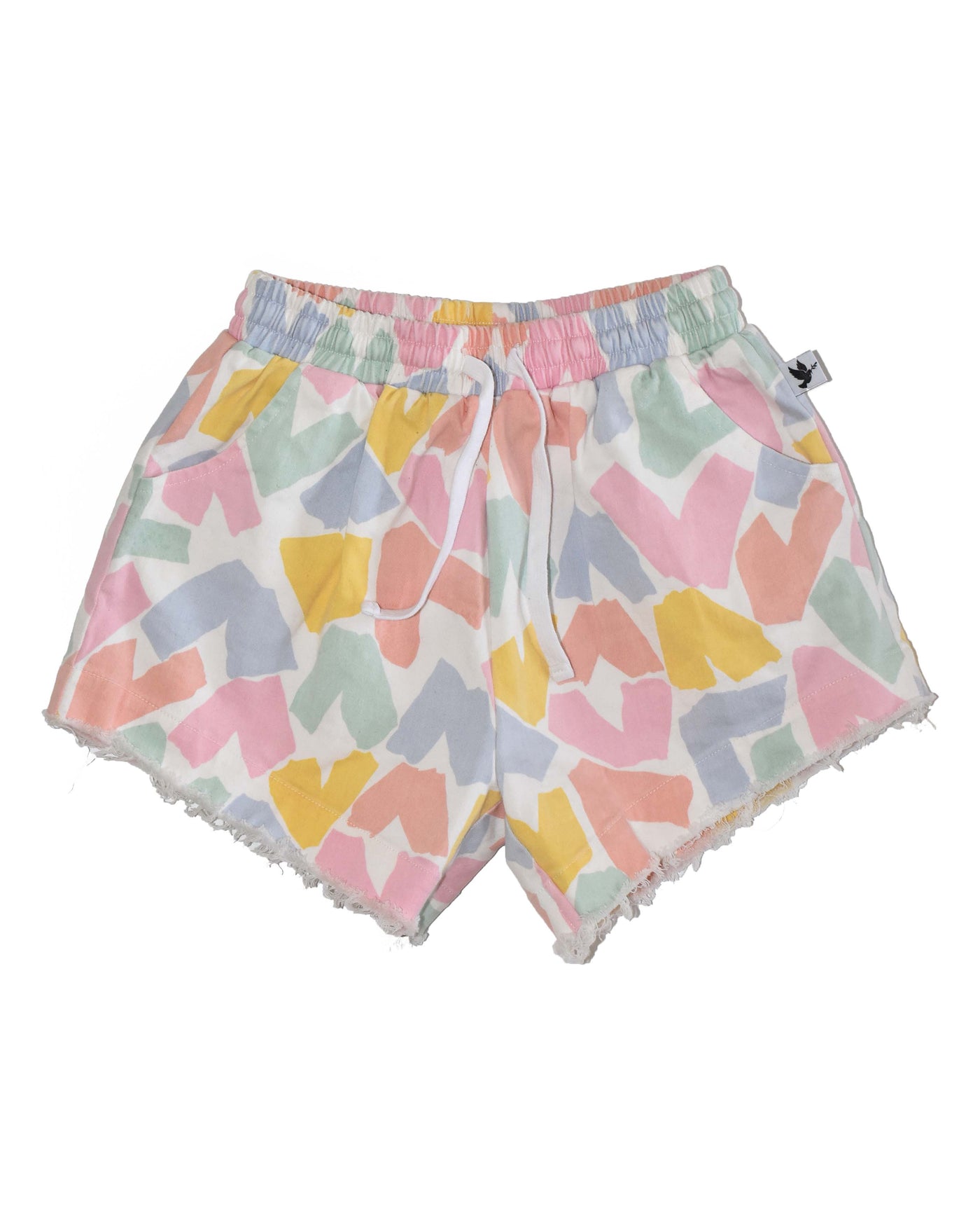 KR1136 HEART LIFE DENIM SHORT